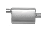 CFT Superflow Offset/Center Oval Muffler; Stainless