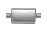 CFT Superflow Center/Center Oval Muffler; Stainless