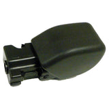 Bumper End Cap, Right Front, Black