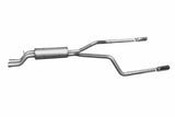 Cat-Back Dual Split Exhaust System; Aluminized