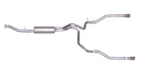 Cat-Back Dual Split Exhaust System; Aluminized