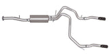 Cat-Back Dual Split Exhaust System; Aluminized