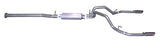 Cat-Back Dual Split Exhaust System; Aluminized