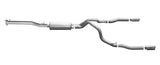 Cat-Back Dual Split Exhaust System; Aluminized