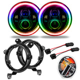 7 in. High Powered LED Headlights, ColorSHIFT, Pair