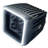 Off-Road 3 in. 20W Square LED Spotlight with White Halo