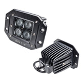 Black Series, 7D 3 in. 20W Flush LED Square Spot/Flood Light, 6000K