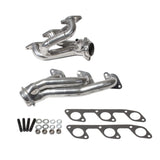 2005-2010 MUSTANG 4.0L-V6 1-5/8 SHORTY EXHAUST HEADERS (POLISHED SILVER CERAMIC)