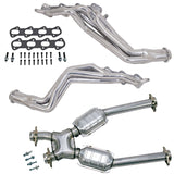 96-98 MUSTANG COBRA 1-5/8 LONG TUBE HEADERS PLUS MID PIPE (SILVER CERAMIC)