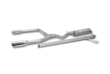 Cat-Back Dual Split Exhaust System; Stainless