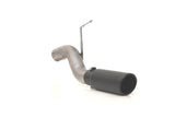 Black Elite Resonator Delete Single Exhaust System; Stainless