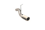 Resonator Delete Single Exhaust System; Stainless