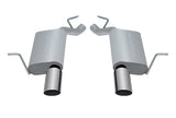 Axle Back Dual Exhaust System; Stainless