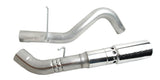 Filter-Back Single Exhaust System; Stainless