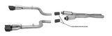 Cat-Back Dual Exhaust System; Black Ceramic