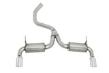 Cat-Back Dual Split Exhaust System; Stainless