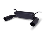 Black Elite Cat-Back Dual Split Exhaust System; Black Ceramic