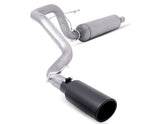 Black Elite Cat-Back Single Exhaust System; Stainless