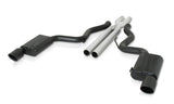 Cat-Back Dual Exhaust System; Black Ceramic