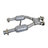 1979-1993 MUSTANG 5.0 2.5 SHORT MID X PIPE W/ CATALYTIC CONVERTERS