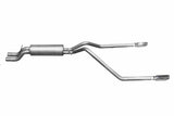 Cat-Back Dual Split Exhaust System; Stainless