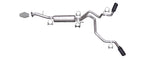 Black Elite Cat-Back Dual Extreme Exhaust System; Stainless