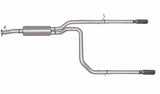 Cat-Back Dual Split Exhaust System; Stainless