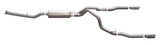 Cat-Back Dual Split Exhaust System; Stainless