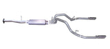 Cat-Back Dual Split Exhaust System; Stainless