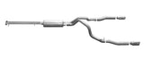 Cat-Back Dual Split Exhaust System; Stainless