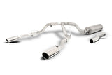 Cat-Back Dual Split Exhaust System; Stainless