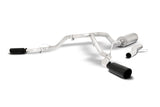 Black Elite Cat-Back Dual Extreme Exhaust System; Stainless