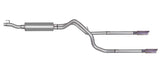 Cat-Back Dual Split Exhaust System; Stainless