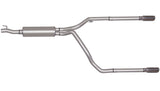 Cat-Back Dual Split Exhaust System; Stainless