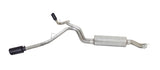 Black Elite Cat-Back Dual Extreme Exhaust System; Stainless