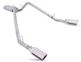 Cat-Back Dual Split Exhaust System; Stainless