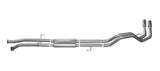 Cat-Back Dual Sport Exhaust System; Stainless