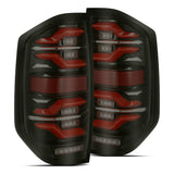 LED Taillights Black-Red