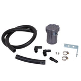 UNIVERSAL APPLICATION CNC BILLET ALUMINUM OIL SEPARATOR KIT.