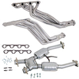 94-95 MUSTANG 5.0 1-5/8 LONG TUBE HEADERS PLUS MID PIPE (SILVER CERAMIC)