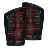 LED Taillights Black-Red