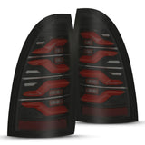 LED Taillights Black-Red