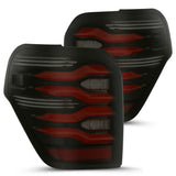 LED Taillights Black-Red