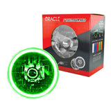 Pre-Installed Lights 7 in. Sealed Beam, Green