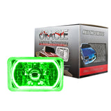 Pre-Installed Lights 4x6 in. Sealed Beam, Green