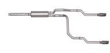 Cat-Back Dual Split Exhaust System; Stainless