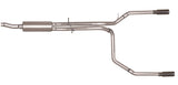 Cat-Back Dual Split Exhaust System; Stainless