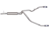 Cat-Back Dual Split Exhaust System; Stainless