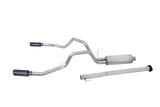 Black Elite Cat-Back Dual Split Exhaust System; Stainless