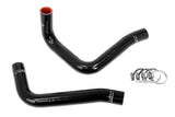 High temp 3-ply reinforced silicone, replaces OEM rubber radiator coolant hoses.